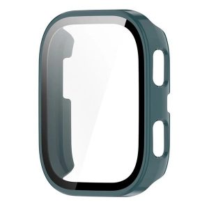 Amazfit Bip 6, Műanyag védőkeret, kijelzővédő üveggel, közepesen ütésálló, szíj nélkül, sötétzöld