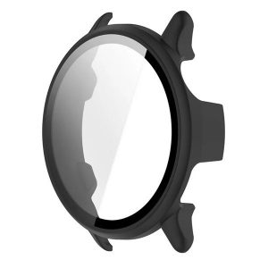Garmin Vivoactive 6, Műanyag védőkeret, kijelzővédő üveggel, közepesen ütésálló, szíj nélkül, fekete