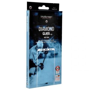 Huawei Honor 400 (Global), Kijelzővédő fólia, ütésálló fólia (az íves részre is!), MyScreen Protector, Diamond Glass (Edzett gyémántüveg), Full Glue, fekete