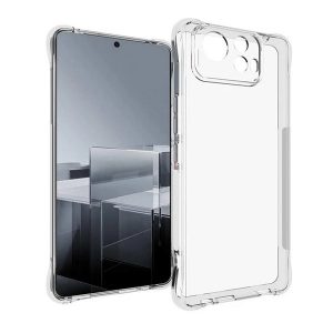 Asus Zenfone 12 Ultra, Szilikon tok, közepesen ütésálló, légpárnás sarok, átlátszó