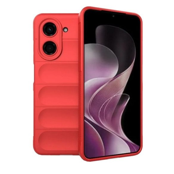 Xiaomi Redmi A5 4G, Szilikon tok, közepesen ütésálló, 3D minta, piros
