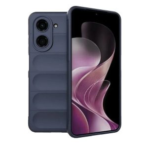 Xiaomi Redmi A5 4G, Szilikon tok, közepesen ütésálló, 3D minta, sötétkék