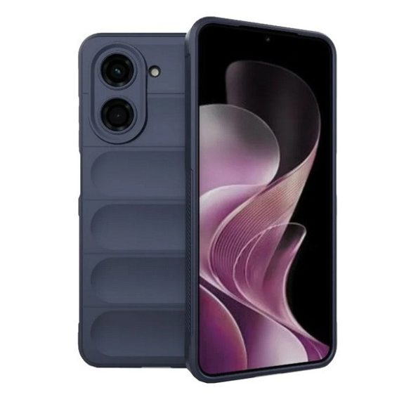 Xiaomi Redmi A5 4G, Szilikon tok, közepesen ütésálló, 3D minta, sötétkék