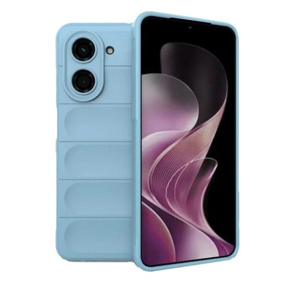 Xiaomi Redmi A5 4G, Szilikon tok, közepesen ütésálló, 3D minta, világoskék