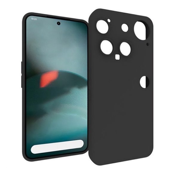 Nothing Phone 3, Szilikon tok, fekete