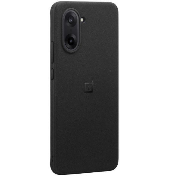 OnePlus Nord CE 5 / Ace 5 Racing, Műanyag hátlap védőtok + szilikon keret, ultravékony, Magsafe töltővel kompatibilis, OnePlus Sandstone Magnetic, fekete, gyári