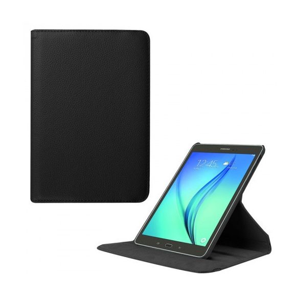 Samsung Galaxy Tab S2 9.7 SM-T810 / T815, mappa tok, elforgatható (360°), fekete