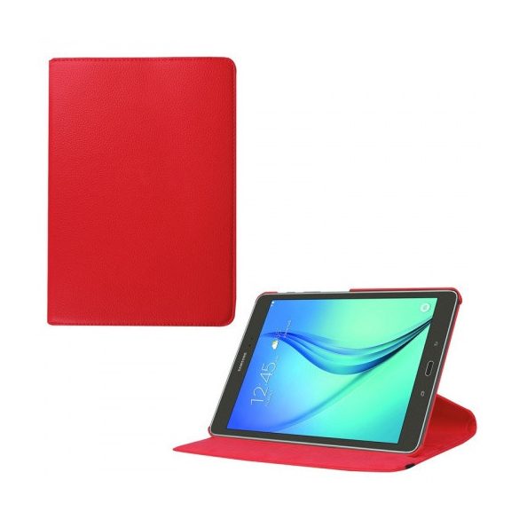 Samsung Galaxy Tab S2 9.7 SM-T810 / T815, mappa tok, elforgatható (360°), piros