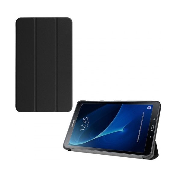 Samsung Galaxy Tab A 10.1 (2016) SM-T580 / T585, mappa tok, Trifold, fekete