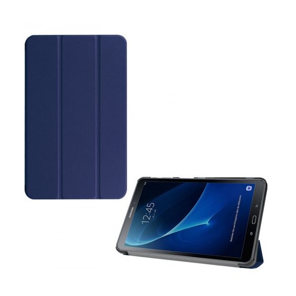 Samsung Galaxy Tab A 10.1 (2016) SM-T580 / T585, mappa tok, Trifold, sötétkék