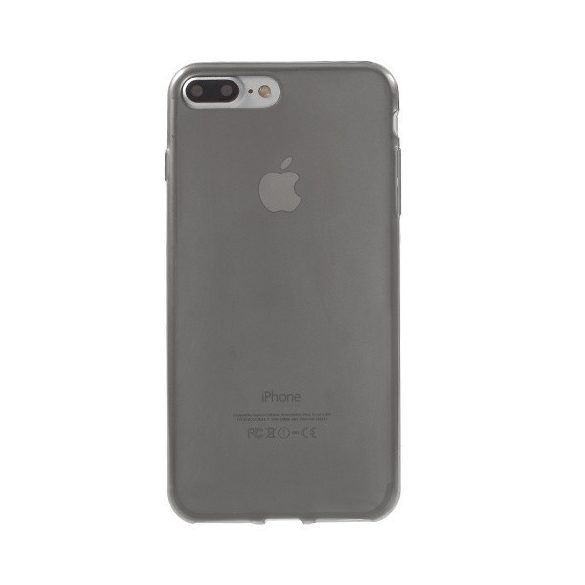 Apple iPhone 7 Plus / 8 Plus, TPU szilikon tok, ultravékony, füst