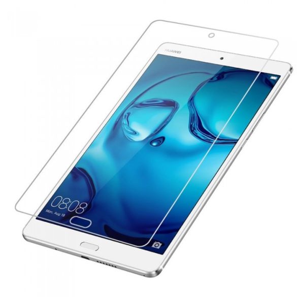 Huawei Mediapad M3 8.4, Kijelzővédő fólia, ütésálló fólia, Tempered Glass (edzett üveg), Clear