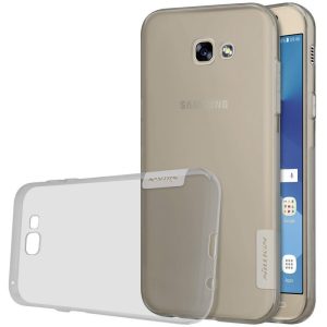 Samsung Galaxy A5 (2017) SM-A520F, TPU szilikon tok, Nillkin Nature, ultravékony, szürke