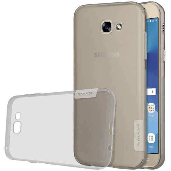 Samsung Galaxy A5 (2017) SM-A520F, TPU szilikon tok, Nillkin Nature, ultravékony, szürke