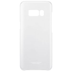 Samsung Galaxy S8 SM-G950, Műanyag hátlap védőtok, átlátszó/ezüst, gyári