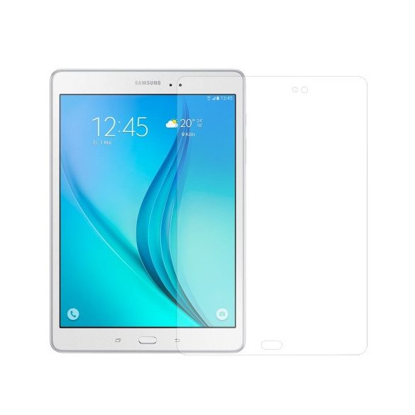 Samsung Galaxy Tab A 9.7 SM-T550 / T555, Kijelzővédő fólia, ütésálló fólia, Tempered Glass (edzett üveg), Clear