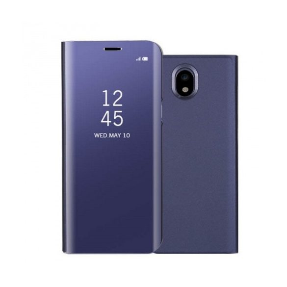Samsung Galaxy J5 (2017) SM-J530F, Oldalra nyíló tok, hívás mutatóval, Smart View Cover, lila (utángyártott)