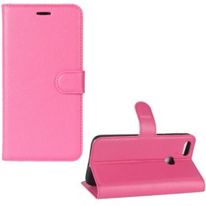 Huawei P9 Lite Mini / Y6 (2017) Pro, Oldalra nyíló tok, stand, pink