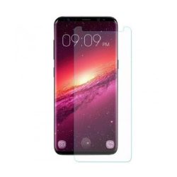   Samsung Galaxy S9 Plus SM-G965, Kijelzővédő fólia, ütésálló fólia (az íves részre NEM hajlik rá!), Tempered Glass (edzett üveg), Enkay, Clear