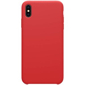 Apple iPhone X / XS, TPU szilikon tok, gumírozott, Nillkin Flex Pure, piros