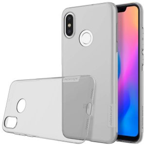 Xiaomi Mi 8, TPU szilikon tok, Nillkin Nature, ultravékony, szürke