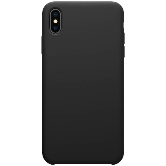 Apple iPhone X / XS, TPU szilikon tok, gumírozott, Nillkin Flex Pure, fekete