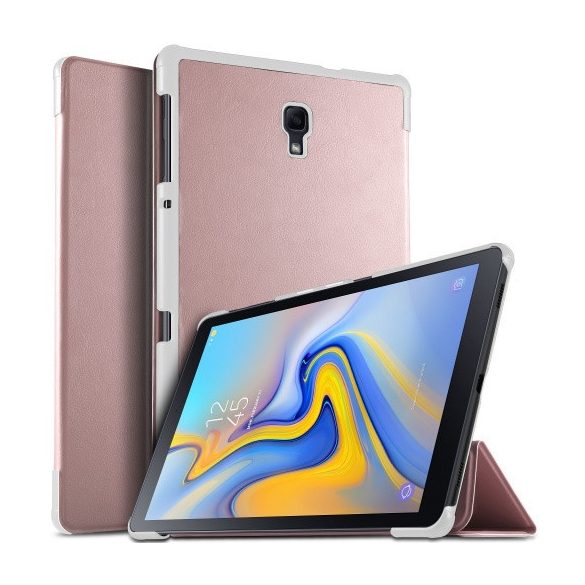 Samsung Galaxy Tab A 10.5 (2018) SM-T590 / T595, mappa tok, Trifold, vörösarany