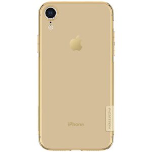 Apple iPhone XR, TPU szilikon tok, Nillkin Nature, ultravékony, aranybarna