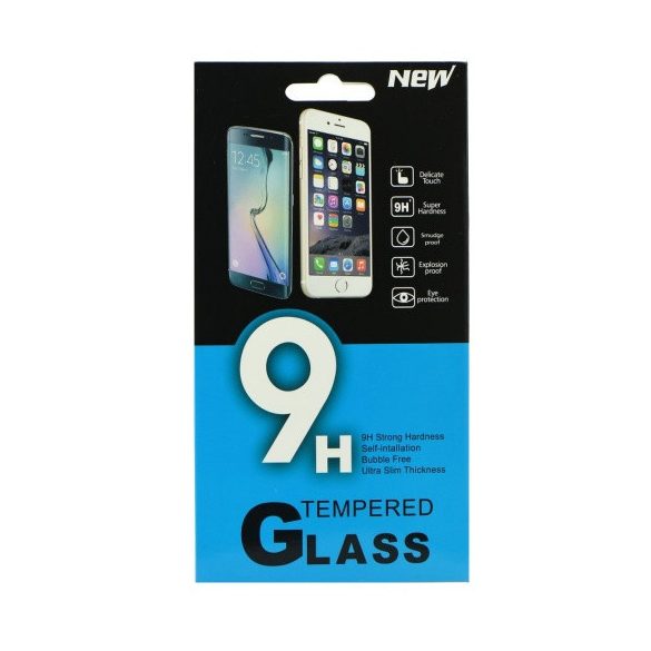 Huawei Mate 20, Kijelzővédő fólia, ütésálló fólia (az íves részre NEM hajlik rá!), Tempered Glass (edzett üveg), Clear