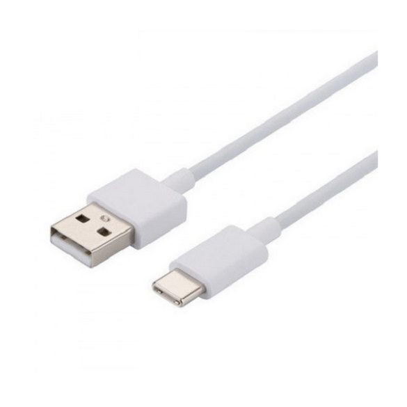 USB töltő- és adatkábel, USB Type-C, 100 cm, Xiaomi, fehér, gyári