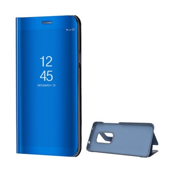 Huawei Mate 20, Oldalra nyíló tok, hívás mutatóval, Smart View Cover, kék (utángyártott)