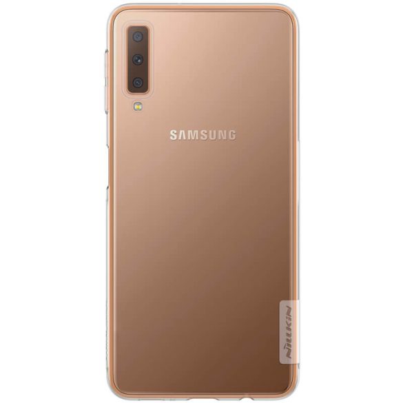 Samsung Galaxy A7 (2018) SM-A750F, TPU szilikon tok, Nillkin Nature, ultravékony, átlátszó