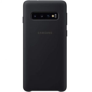 Samsung Galaxy S10 SM-G973, TPU szilikon tok, fekete, gyári