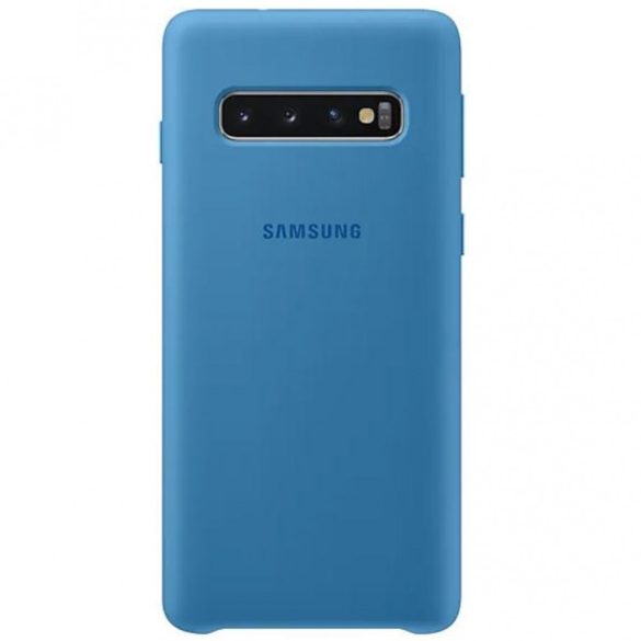 Samsung Galaxy S10 SM-G973, TPU szilikon tok, kék, gyári
