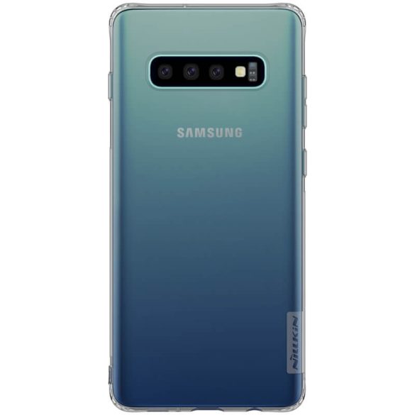Samsung Galaxy S10 Plus SM-G975, TPU szilikon tok, Nillkin Nature, ultravékony, szürke