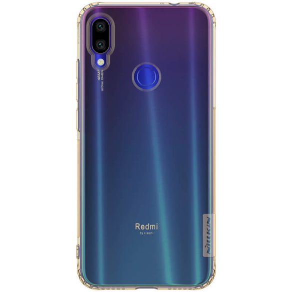 Xiaomi Redmi Note 7 / Note 7 Pro, TPU szilikon tok, Nillkin Nature, ultravékony, aranybarna