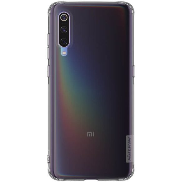 Xiaomi Mi 9 / Mi 9 Explorer, TPU szilikon tok, Nillkin Nature, ultravékony, szürke
