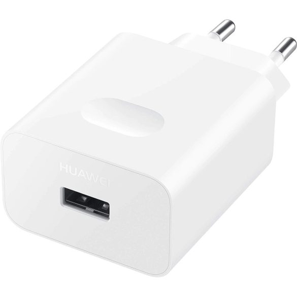 Hálózati töltő adapter, 40W, USB aljzat, USB Type-C kábellel, gyorstöltés, Huawei CP84, fehér, gyári