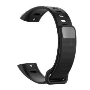 Huawei Band 2 / Band 2 Pro / Honor Band 2 / Honor Band 2 Pro, szilikon pótszíj, állítható, fekete