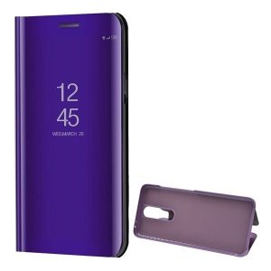 Xiaomi Redmi K30 / K30 5G / Poco X2, Oldalra nyíló tok, hívás mutatóval, Smart View Cover, lila (utángyártott)