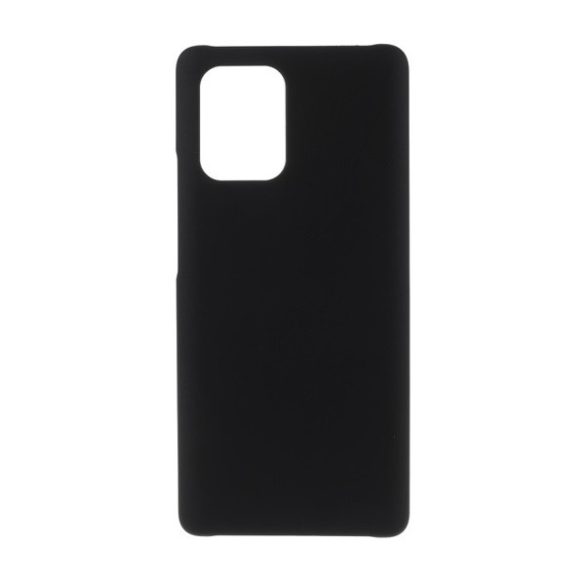 Samsung Galaxy Note 10 Lite SM-N770, Műanyag hátlap védőtok, gumírozott, fekete