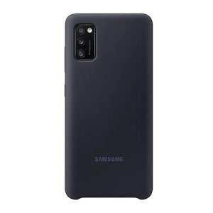 Samsung Galaxy A41 SM-A415F, Szilikon tok, fekete, gyári