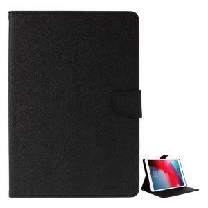 Apple iPad 10.2 (2019 / 2020 / 2021), mappa tok, stand, Mercury Fancy Diary, fekete