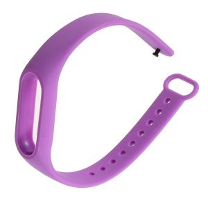 Xiaomi Mi Band 2, szilikon pótszíj, állítható, lila