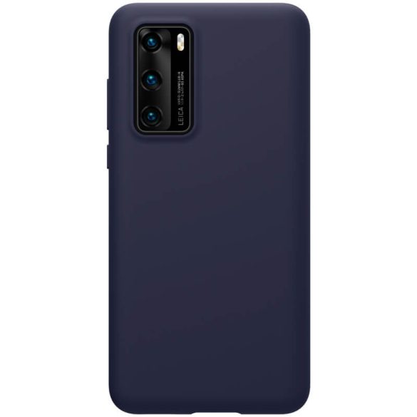 Huawei P40, Szilikon tok, gumírozott, Nillkin Flex Pure, kék