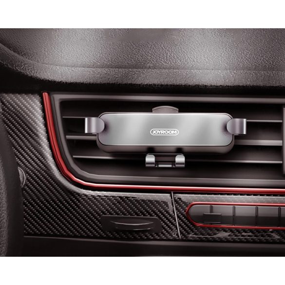 Autós tartó, Univerzális, szellőzőre rögzíthető, 4.7 - 6.5" készülékig, 360°-ban forgatható, Joyroom JR-ZS211, fekete