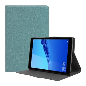 Huawei MatePad T8 (8.0), mappa tok, stand, textil hatás, zöld