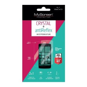 Samsung Galaxy A41 SM-A415F, Kijelzővédő fólia (az íves részre NEM hajlik rá!), MyScreen Protector Crystal+AntiReflex, Clear Prémium