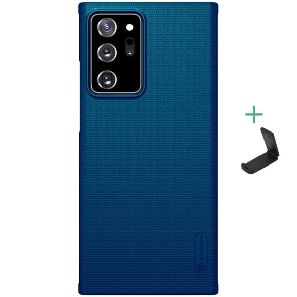 Samsung Galaxy Note 20 Ultra / 20 Ultra 5G SM-N985 / N986, Műanyag hátlap védőtok, stand, Nillkin Super Frosted, zöldes-kék