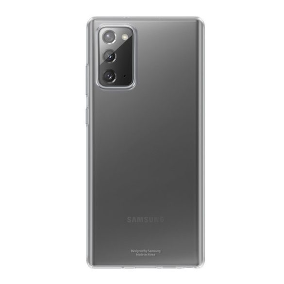 Samsung Galaxy Note 20 / 20 5G SM-N980 / N981, Műanyag hátlap védőtok, gyári, átlátszó
